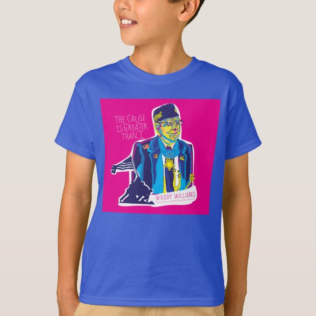 T-shirt Illustration de Woody Williams - La cause est plus (Devant)