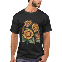 Illustration des abeilles de tournesol vintages Na