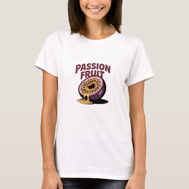 T-shirt Illustration des fruits de passion - Fruits exotiq (Devant)