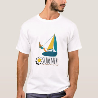 T-shirt Illustration d'été