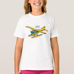 T-shirt Illustration d'hydravion