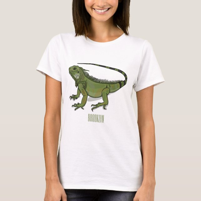T-shirt Illustration d'Iguana (Devant)