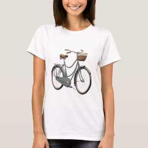 T-shirt Illustration d'inspiration rétro d'un vélo