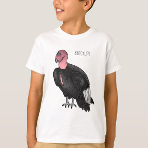 T-shirt Illustration d'oiseau condor de Californie