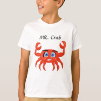 Illustration drôle de crabe