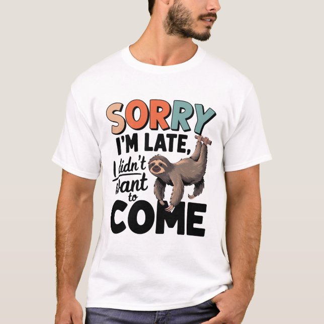 T-shirt Illustration drôle de fentes/escargot pour Humour  (Devant)