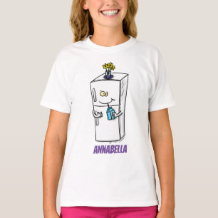 T-shirt Illustration drôle de réfrigérateur