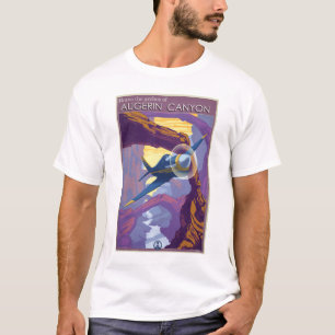 T-shirt Illustration du canyon Augerin