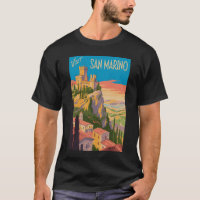 Illustration du château de Saint-Marin Art de voya