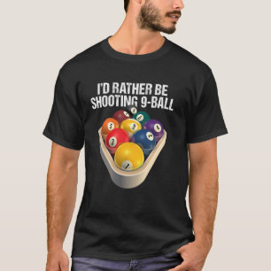 T-shirt Illustration du Cool 9 balles Billiard Pool Balls