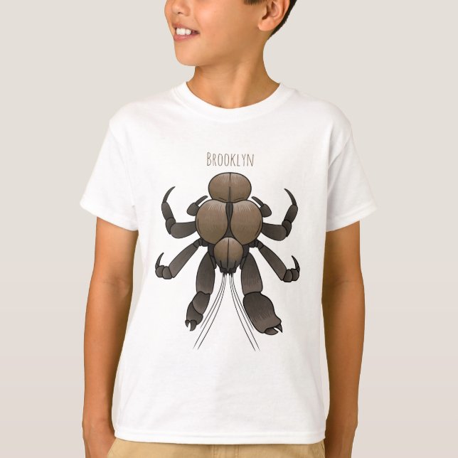 T-shirt Illustration du crabe de coco (Devant)