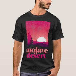 T-shirt Illustration du désert de Mojave Souvenir Vintage 