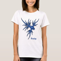 Illustration du dragon bleu des limaces de mer