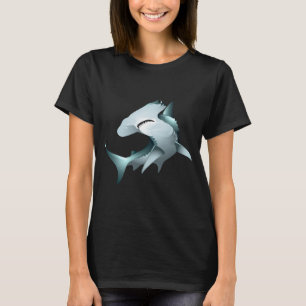 T-shirt Illustration du Grand Requin Marteau â€“ O Puissan