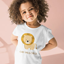 Illustration du lion des enfants sauvages mignons