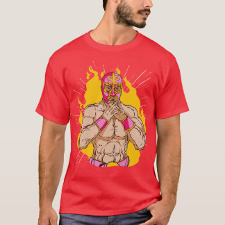 T-shirt Illustration du lutteur mexicain Luchador