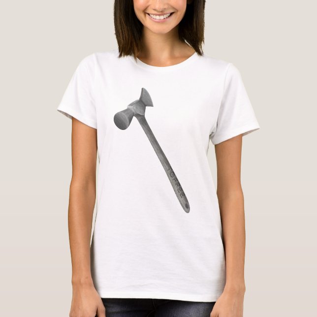 T-shirt Illustration du marteau de café (Devant)