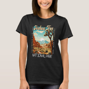 T-shirt Illustration du parc national de Joshua Tree en ét