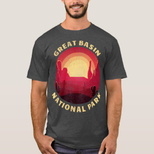 T-shirt Illustration du parc national du Grand Bassin Vint