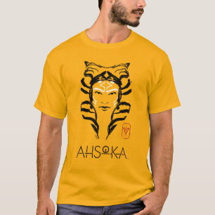 T-shirt Illustration du pinceau de visage Ahsoka