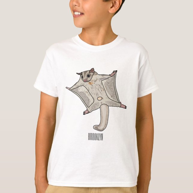 T-shirt Illustration du planeur à sucre (Devant)