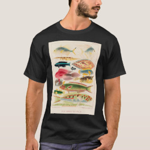 T-shirt Illustration Du Poisson De La Grande Barrière De C