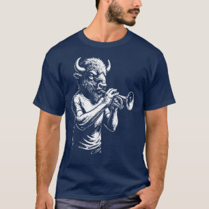 T-shirt Illustration du saxophoniste musical Wildhorn