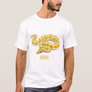 T-shirt Illustration du serpent python birman