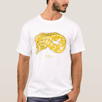 Illustration du serpent python birman