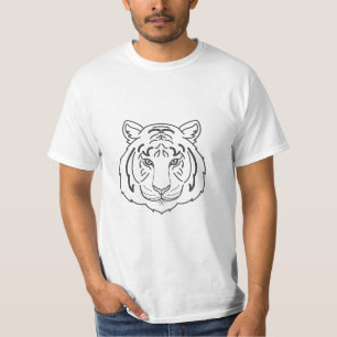 T-shirt Illustration du tigre