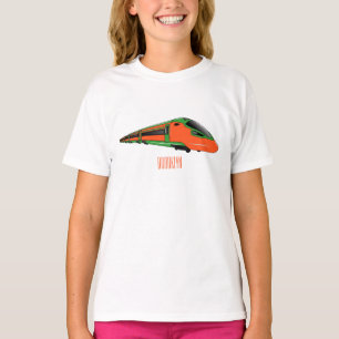 T-shirt Illustration du train à balles