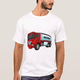 T-shirt Illustration du transport de carburant par camion-