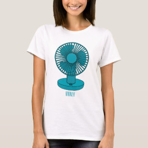 T-shirt Illustration du ventilateur