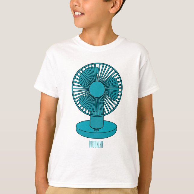 T-shirt Illustration du ventilateur (Devant)