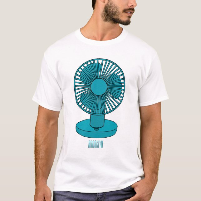T-shirt Illustration du ventilateur (Devant)