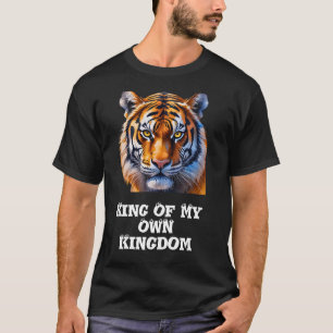 T-shirt Illustration du visage de tigre - Art de la faune