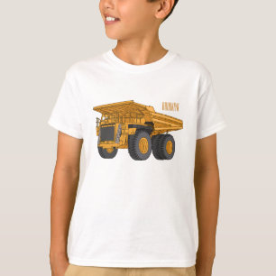 T-shirt Illustration d'un camion à grande échelle