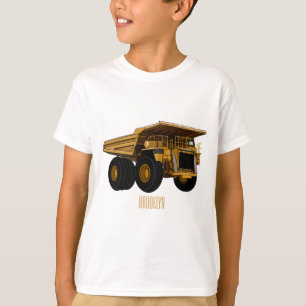 T-shirt Illustration d'un camion à grande échelle