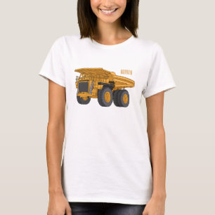 T-shirt Illustration d'un camion à grande échelle