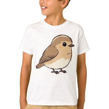 Illustration d'un petit oiseau dodu mignon - Dessi