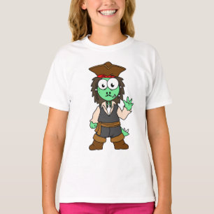 T-shirt Illustration D'Un Pirate De Stegosaurus, Jack Spar