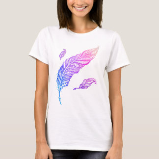 T-shirt Illustration Edgy & Chic Intricate Lace Feather