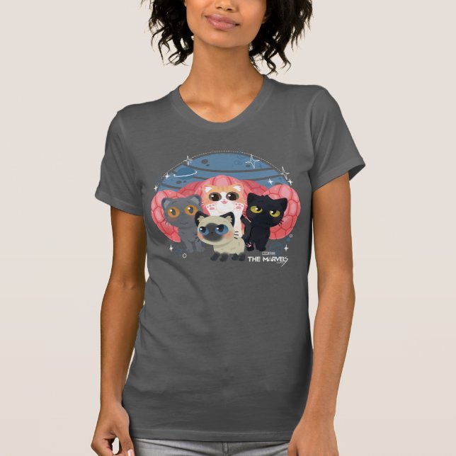 T-shirt Illustration Flerkittens (Devant)