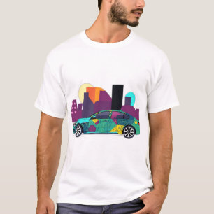 T-shirt Illustration géométrique Abstraite