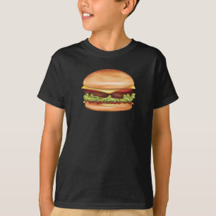 T-shirt Illustration Hamburger Fast Food