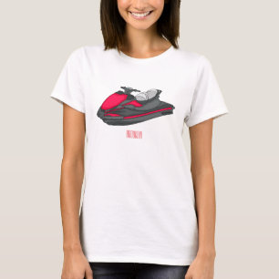 T-shirt Illustration Jet ski