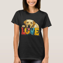 Illustration Lab Love Labrador | Graphisme pour am