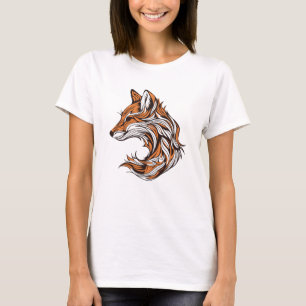 T-shirt Illustration Majestic Fox