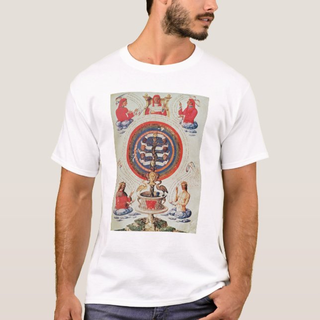 T-shirt Illustration montrant la philosophie hermétique de (Devant)