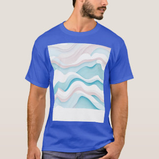 T-shirt Illustration motif Plat Pastel Isomtrique Lumineux